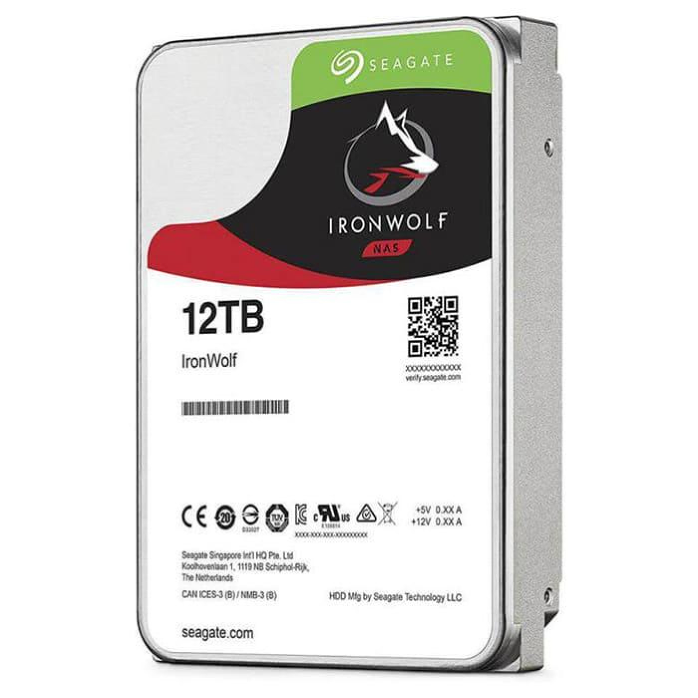 Жесткий диск Seagate 3.5 IronWolf NAS 12Tb (ST12000VN0008)