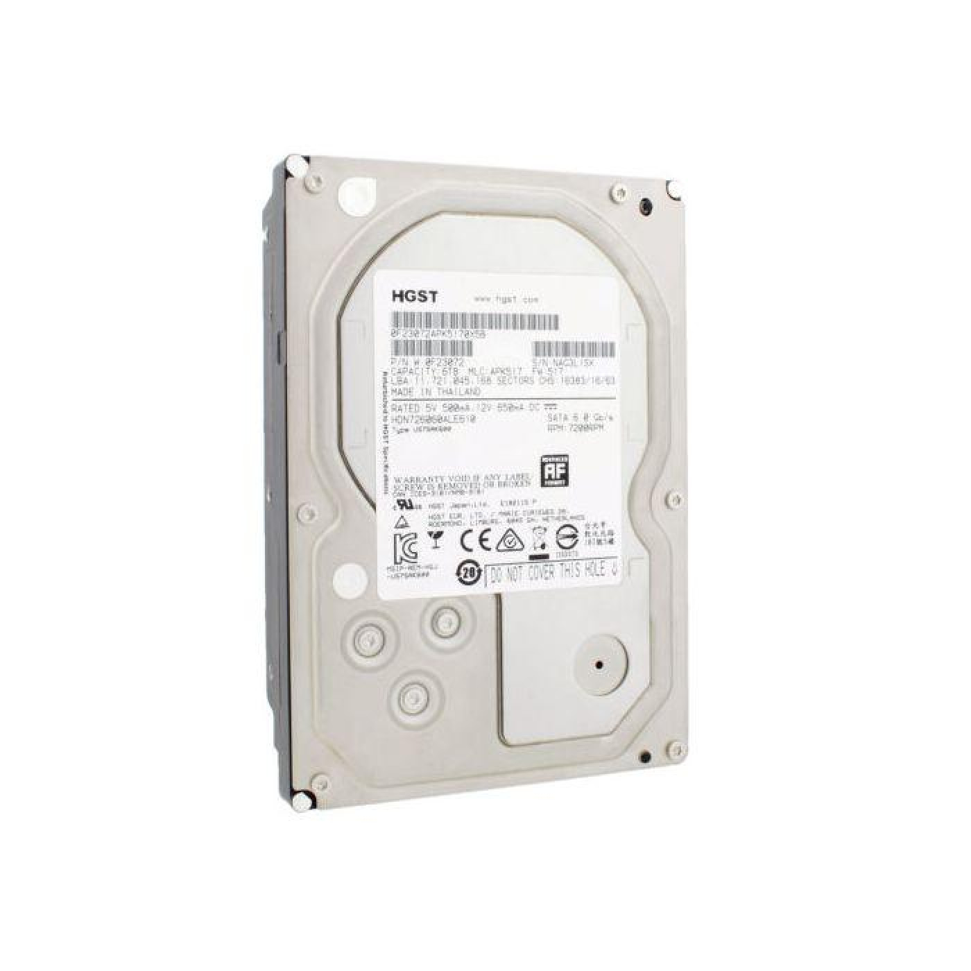 Жесткий диск HGST 3.5 Deskstar NAS 6 TB (HDN726060ALE610) Б/у