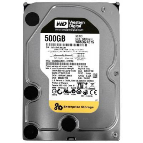 Жорсткий диск Western Digital 3.5 RE3 500Gb (WD5002ABYS) Б/в