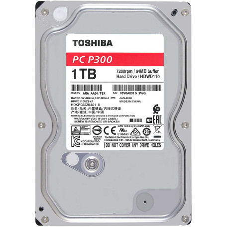 Жорсткий диск Toshiba 3.5 1Tb P300 (HDKPC32ZKA01) Б/в