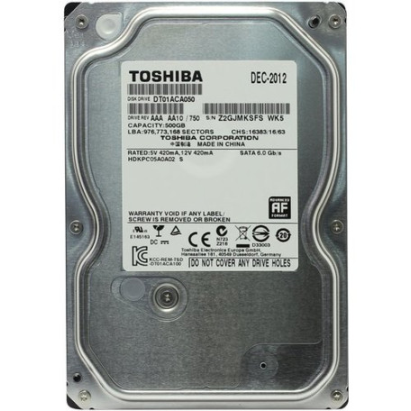 Жорсткий диск Toshiba 3.5 500Gb (DT01ACA050) Б/в