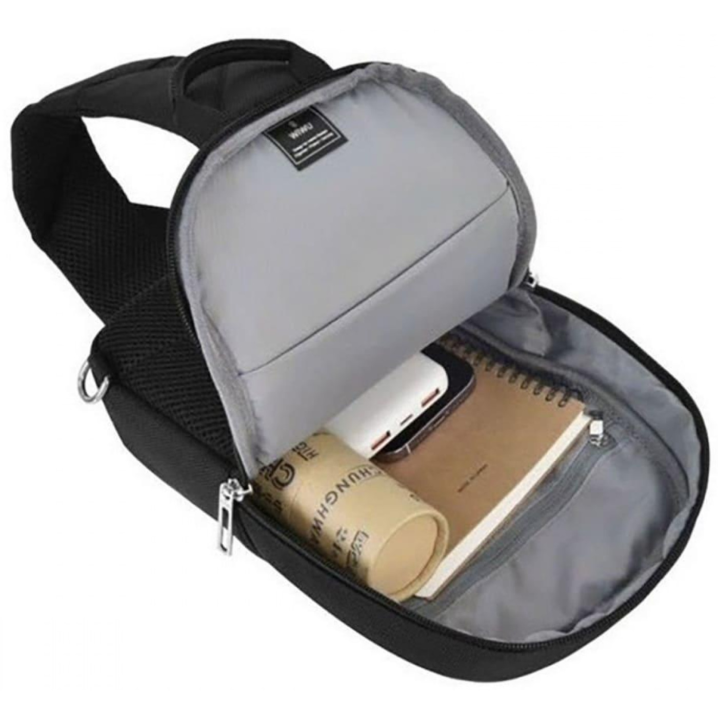 Сумка для ноутбука WIWU Hali Crossbody Bag black (47424)