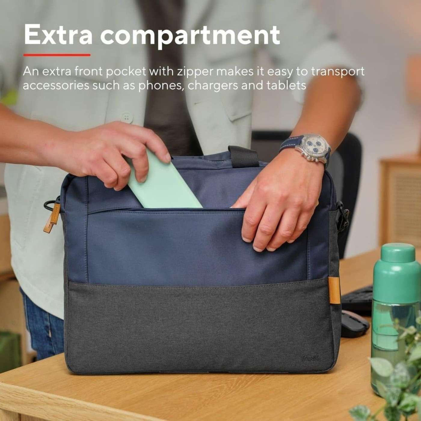 Сумка для ноутбука Trust 16 Lisboa Blue (24980_TRUST)