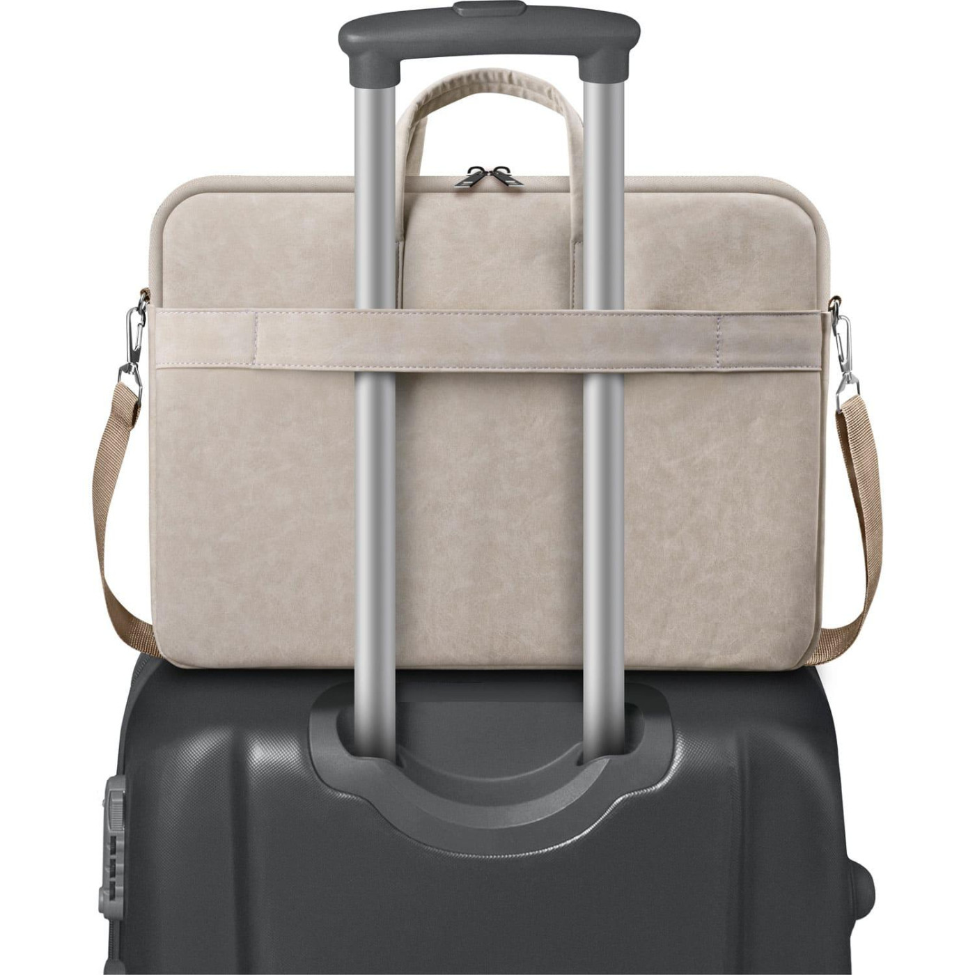 Сумка для ноутбука Defender 15.6ъ Solid, Beige, экокожа, 410х310х40 мм (26126) (26126_DEFENDER)