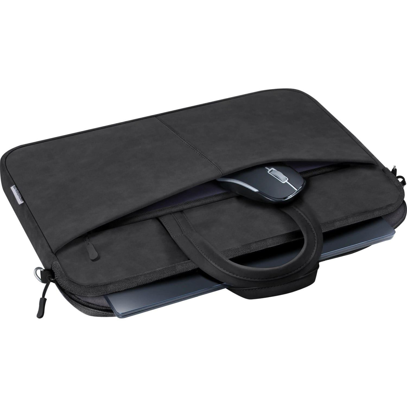 Сумка для ноутбука Defender 15.6' Solid, Black, екокожа, 410х310х40 мм (26091) (26091_DEFENDER)