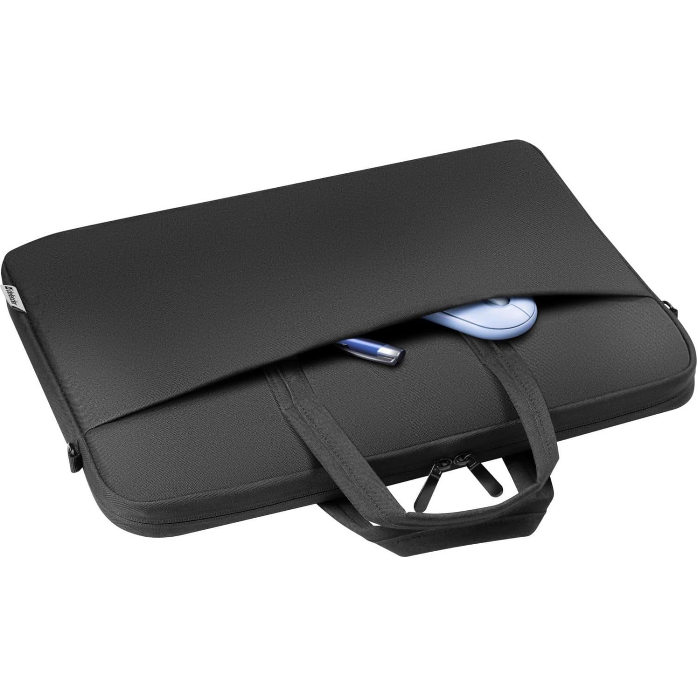 Сумка для ноутбука Defender 15.6'' Forti з кишенею, чорна (26150)