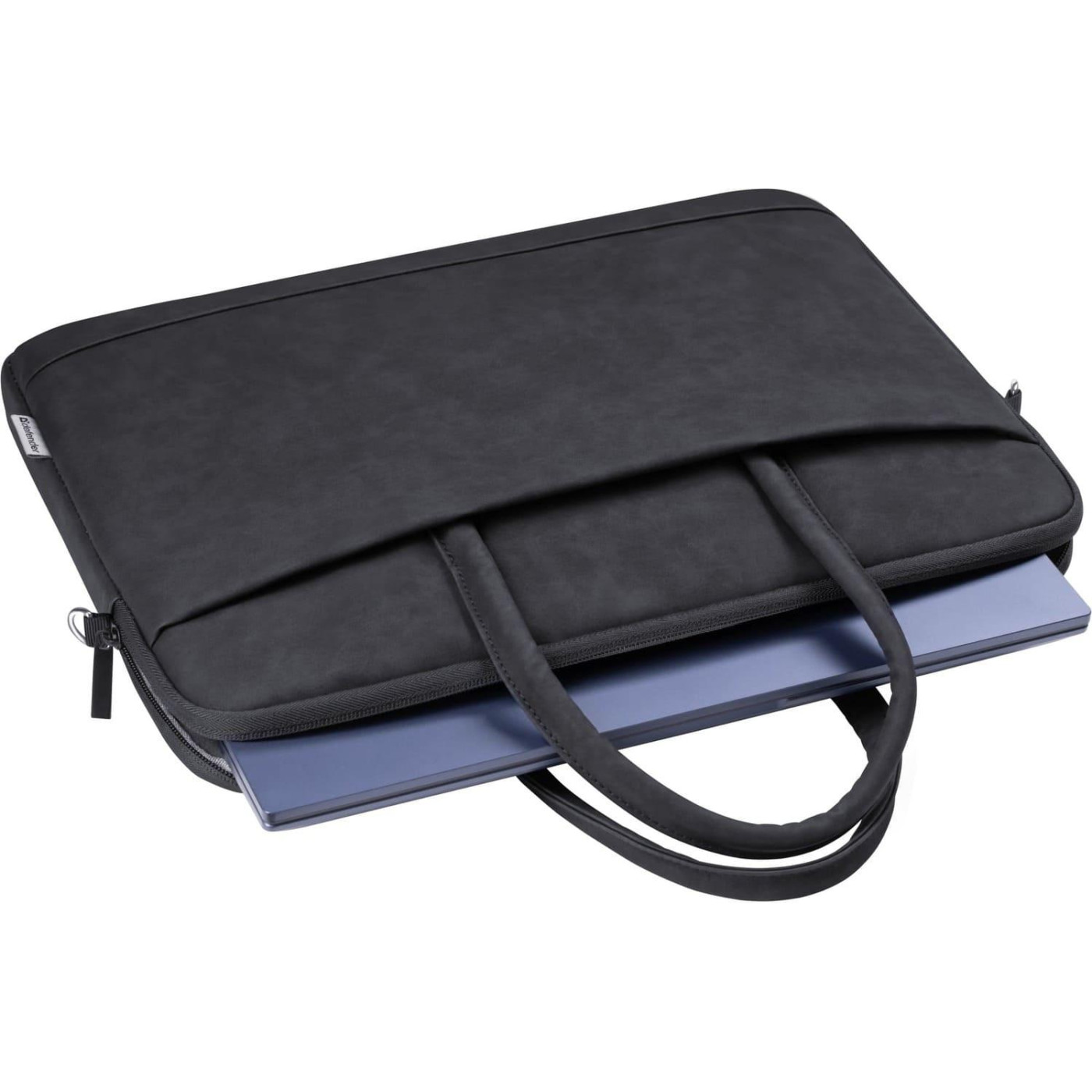 Сумка для ноутбука Defender 15.6'' Trendy з кишенею, шкіра, чорна (26130)