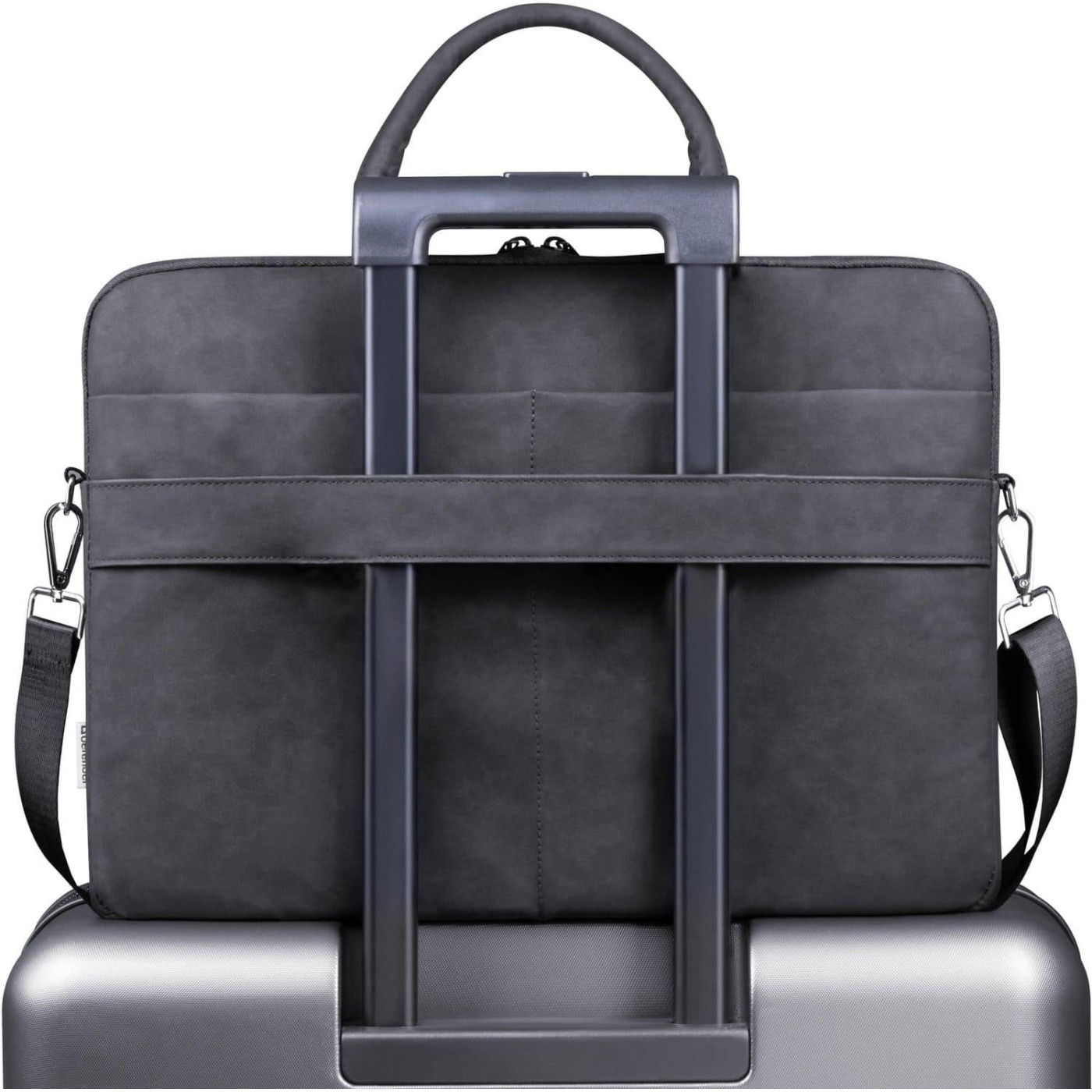 Сумка для ноутбука Defender 15.6'' Trendy з кишенею, шкіра, чорна (26130)