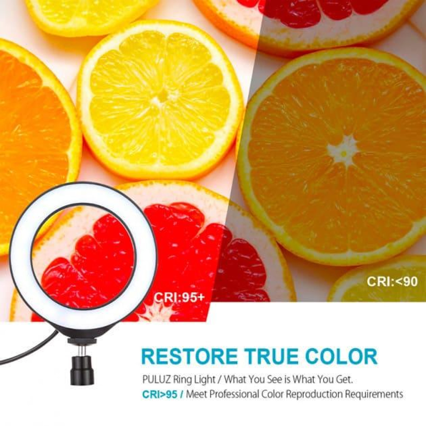 Кильцева USB LED лампа Puluz PKT3036 6.2 