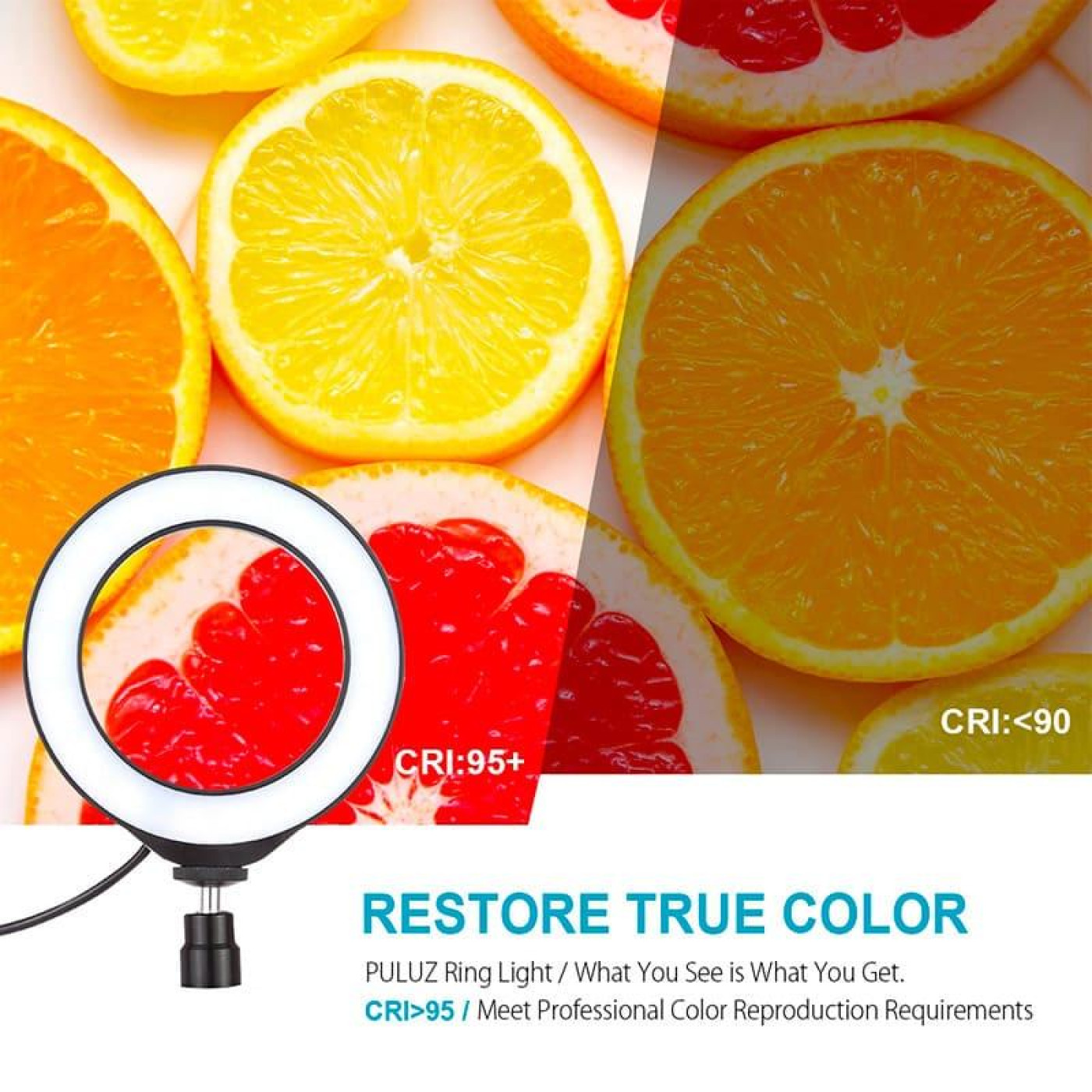 Кильцева USB LED лампа Puluz PKT3038 6.2