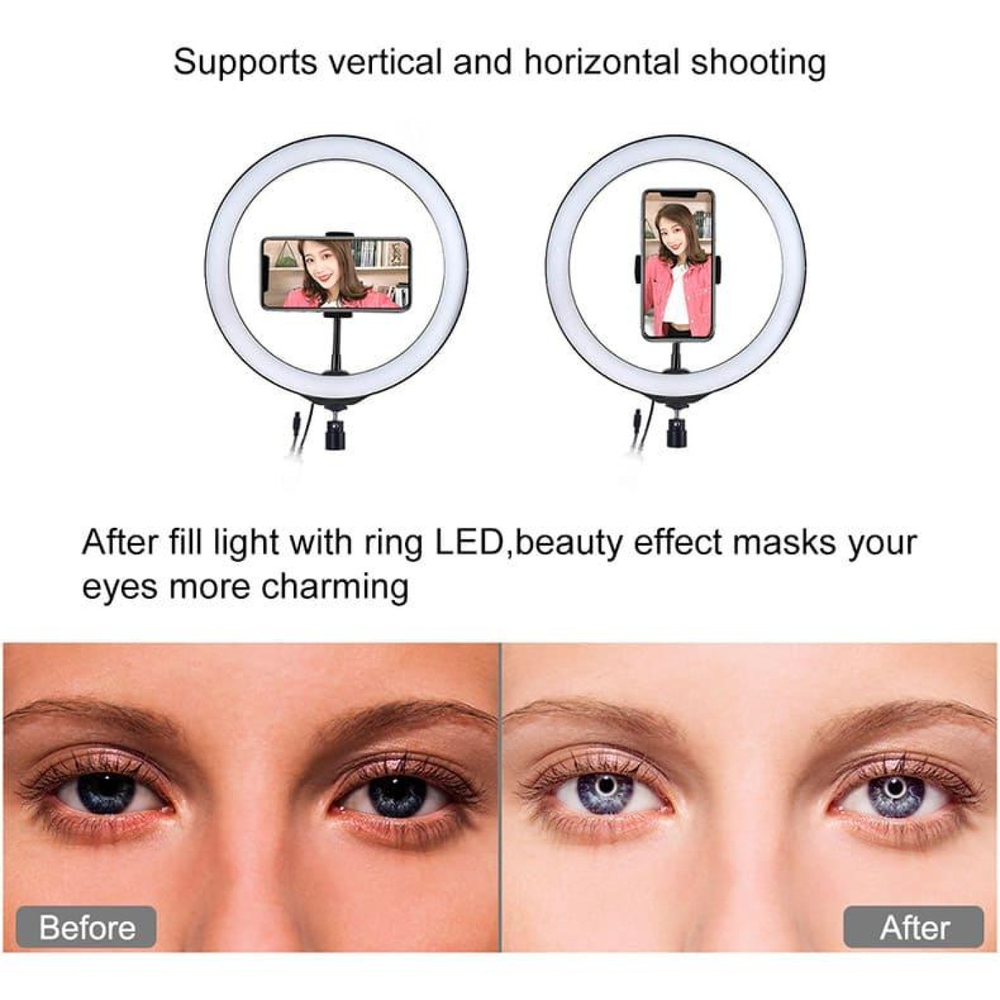 Кильцева USB LED лампа Puluz PKT3053B 10