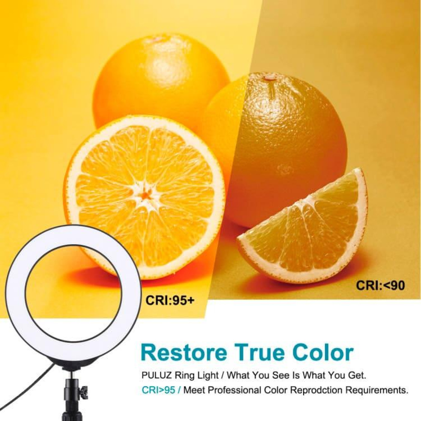 Кильцева USB LED лампа Puluz PKT3059B 6.2