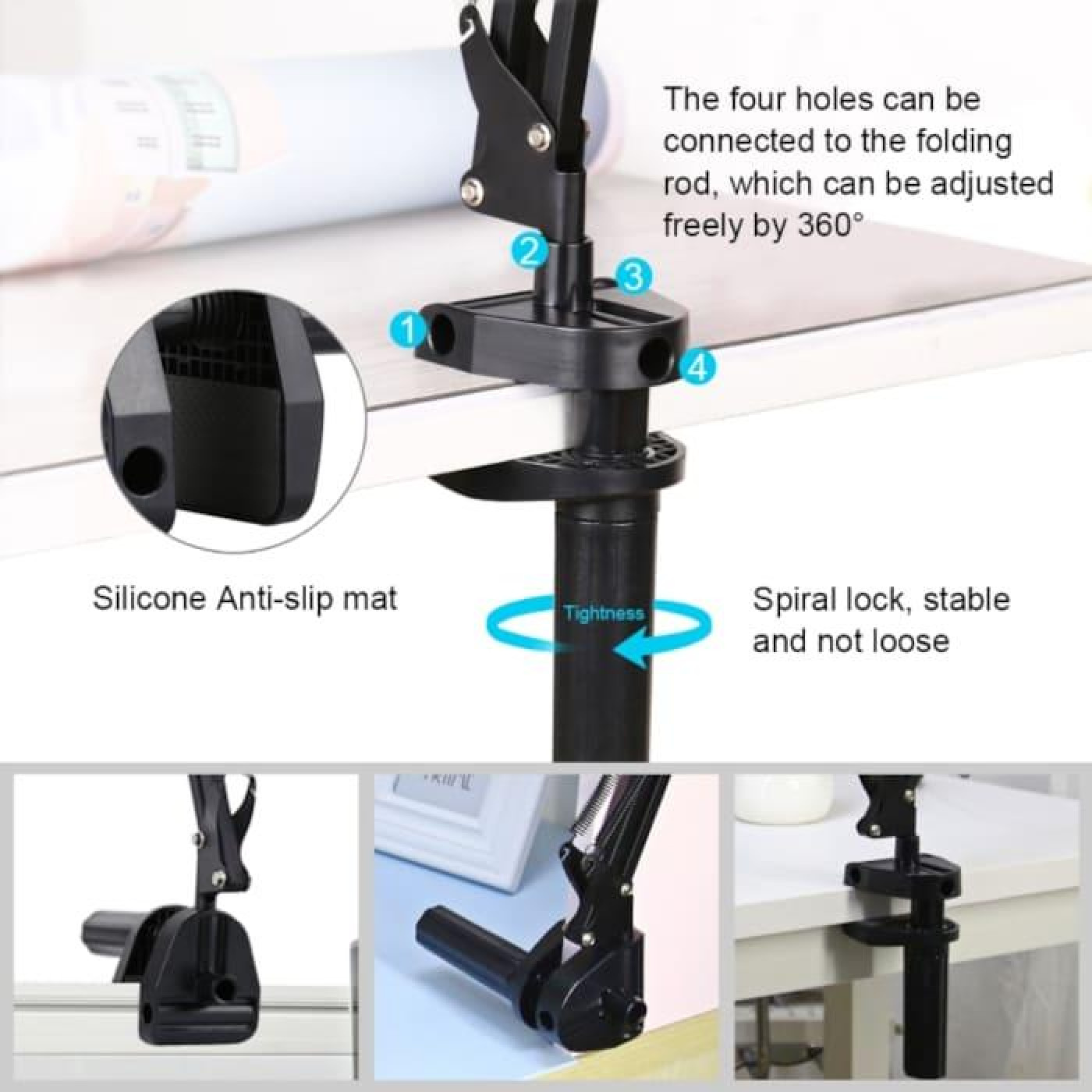 Кильцева USB LED лампа Puluz PKT3090B 10,2