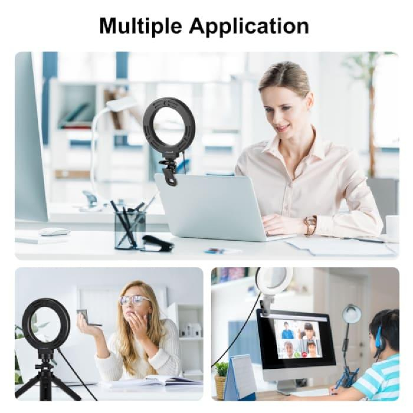 Кільцева USB LED лампа Puluz PU568B 6.2