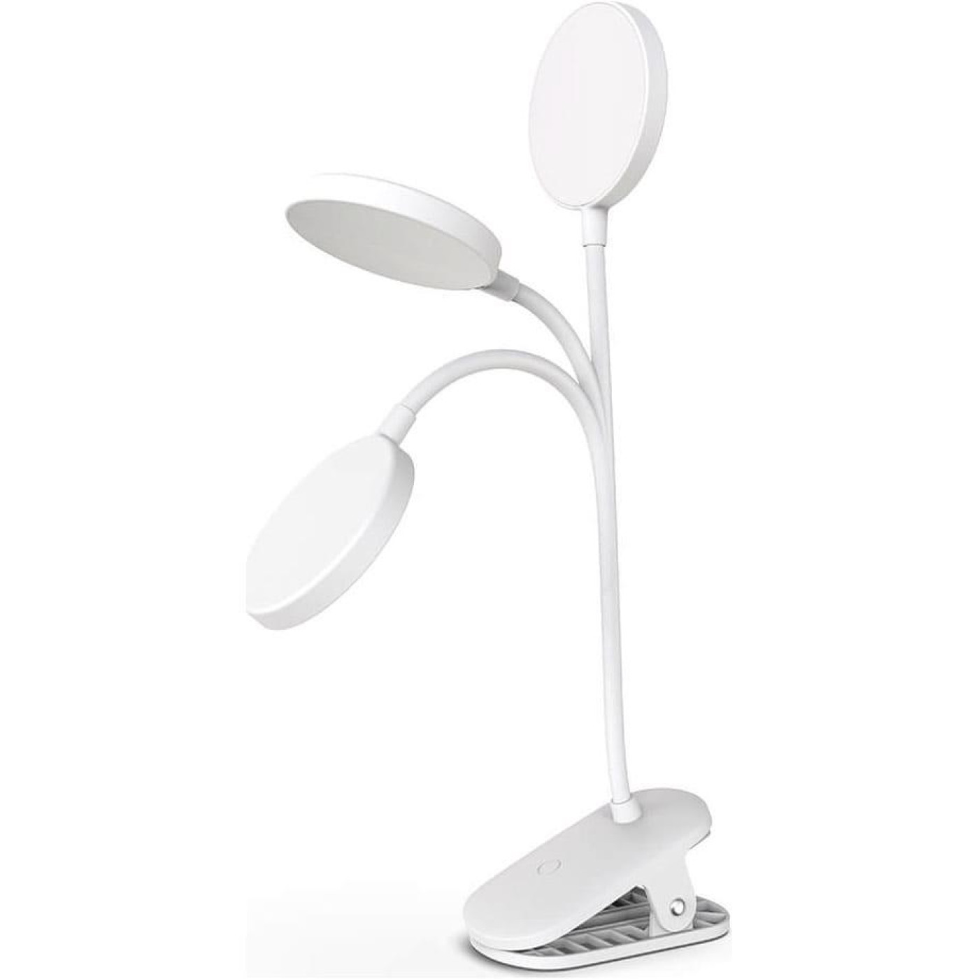 Настольная лампа ColorWay LED лампа Flexible & Clip 2 из вбудованим акумулятором White (CW-DL10FCB-W)