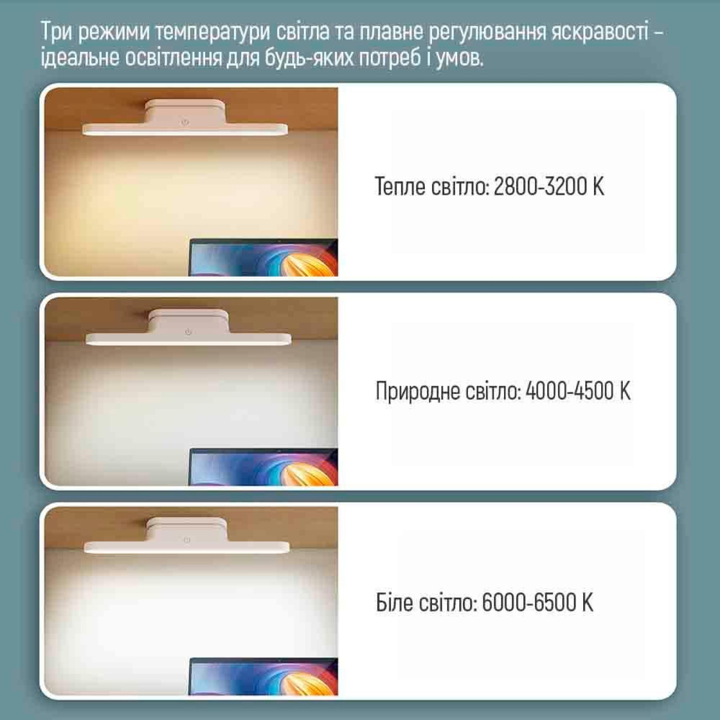 Настольная лампа ColorWay Magnetic Multi-Functional, 3W, battery 1800 mAh (CW-DL11MMB-W)