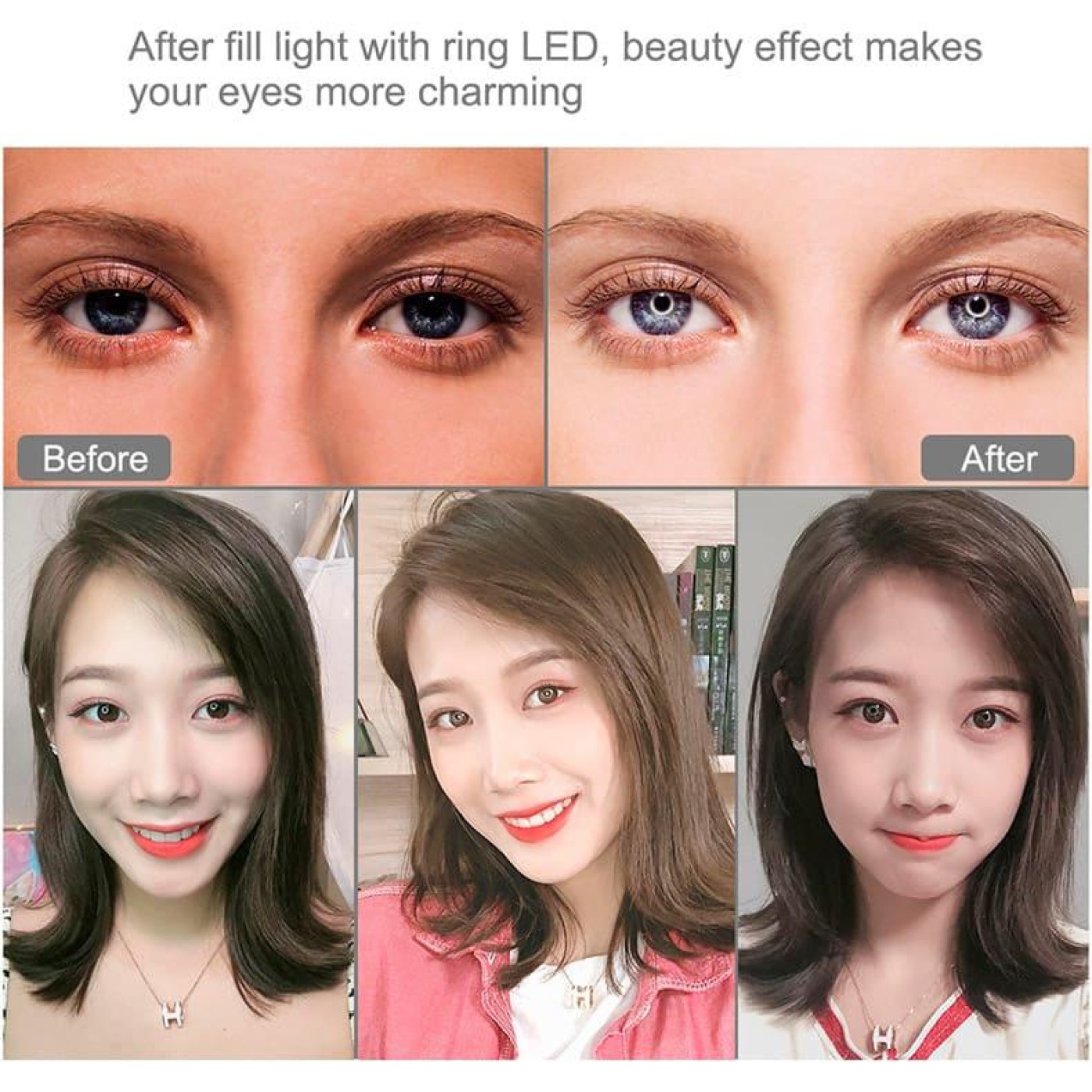 Кільцева USB RGBW LED лампа Puluz PKT3049B 4.7