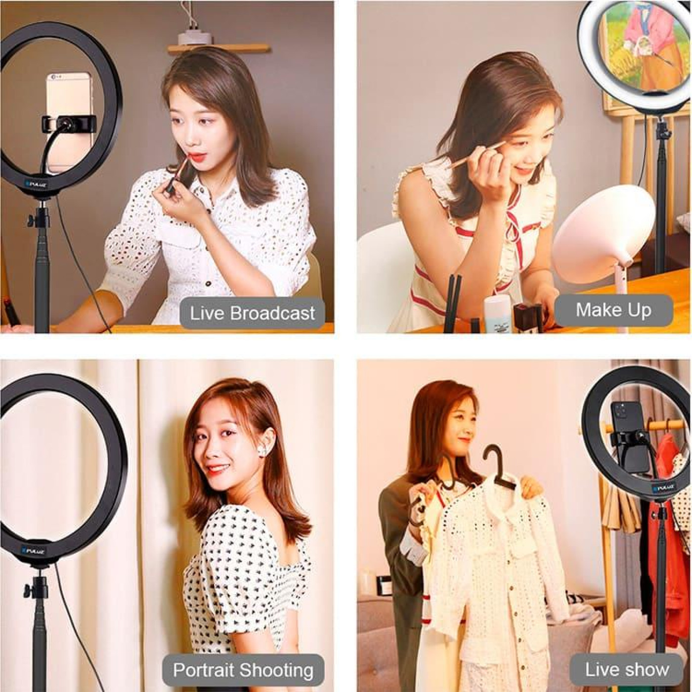 Кольцевая USB LED лампа Puluz PKT3035 10