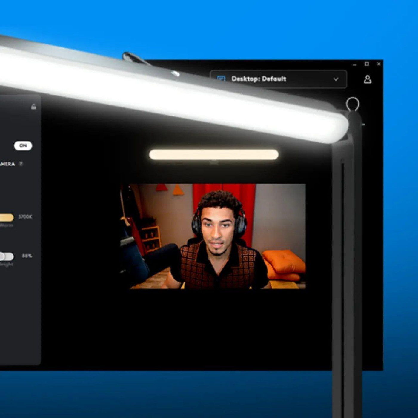 Настільна лампа Logitech Litra Beam Premium LED Streaming Key Light with TrueSoft (L946-000020)