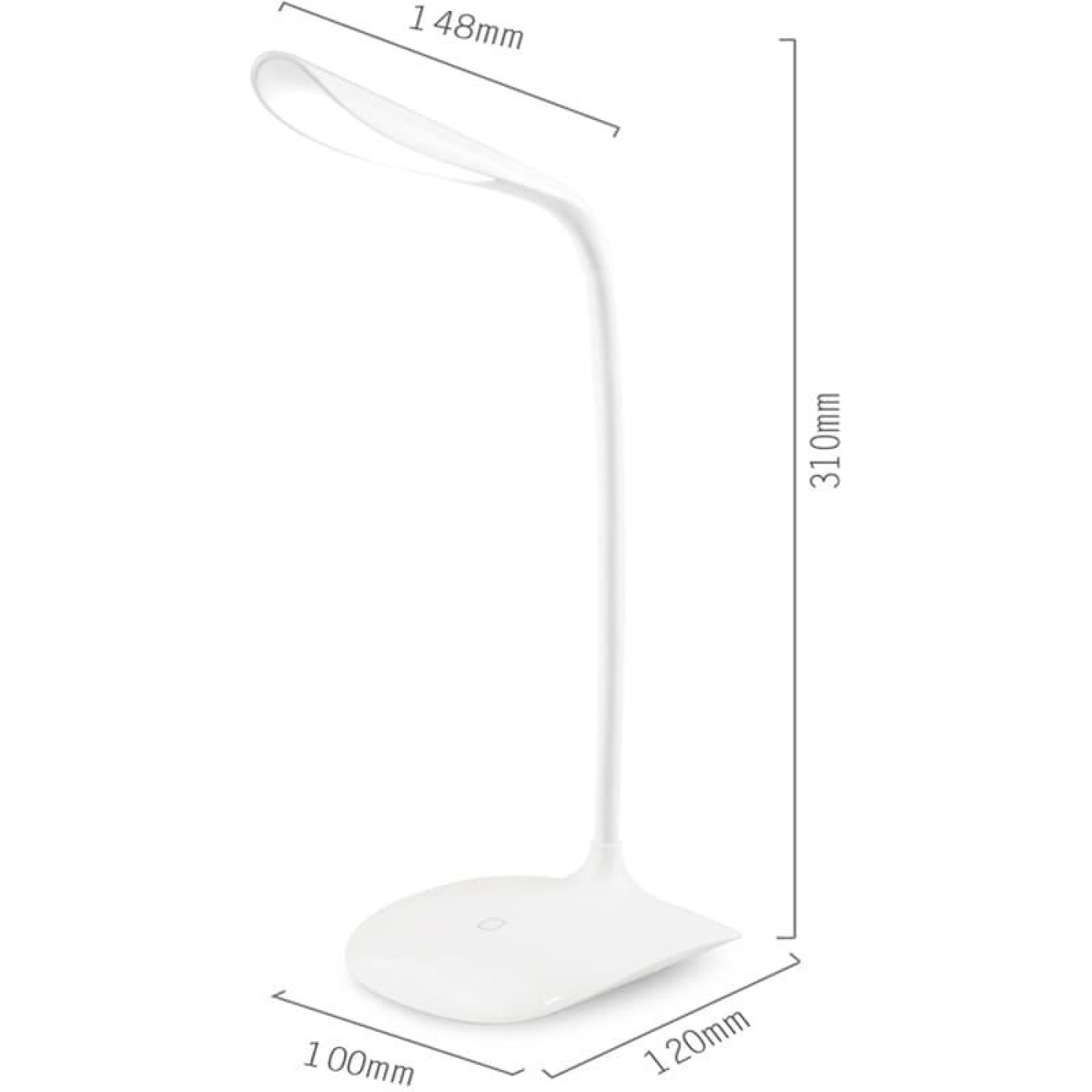 Настольная лампа ColorWay LED лампа Portable & Flexible з вбудованим акумулятором White (CW-DL06FPB-W_OEM)