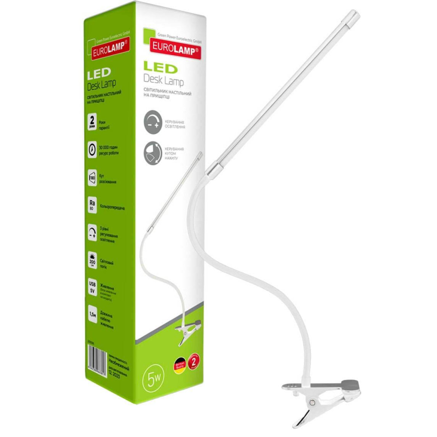 Настольная лампа Eurolamp LED-TLP-5W(white) (LED-TLP-5W(white))