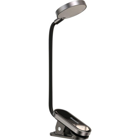 Настільна лампа Baseus LED Лампа Для Будинку Comfort Reading Mini Clip dark gray DGRAD-0G (DGRAD-0G)