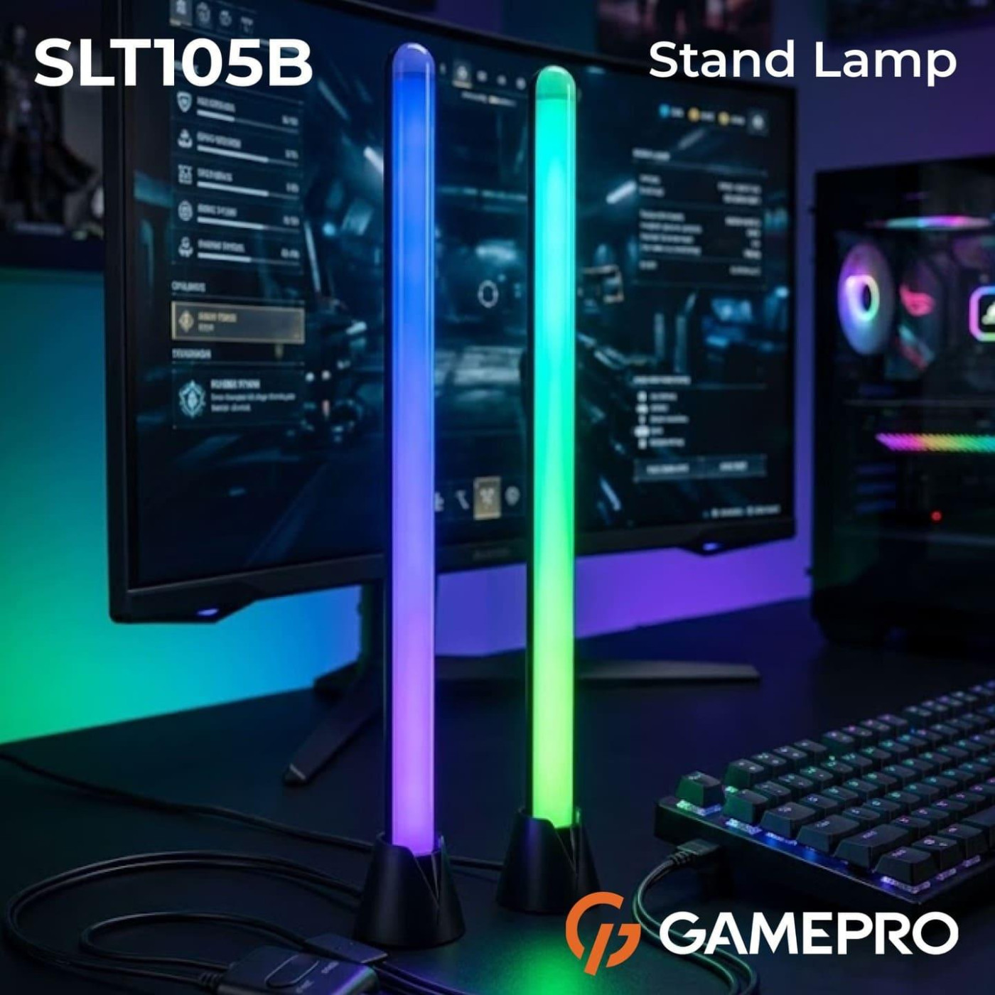 Настільна лампа RGB-лампи GamePro (2 шт) SLT105B (SLT105B)