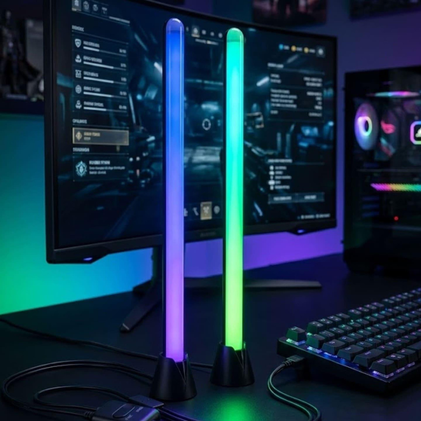 Настільна лампа RGB-лампи GamePro (2 шт) SLT105B (SLT105B)
