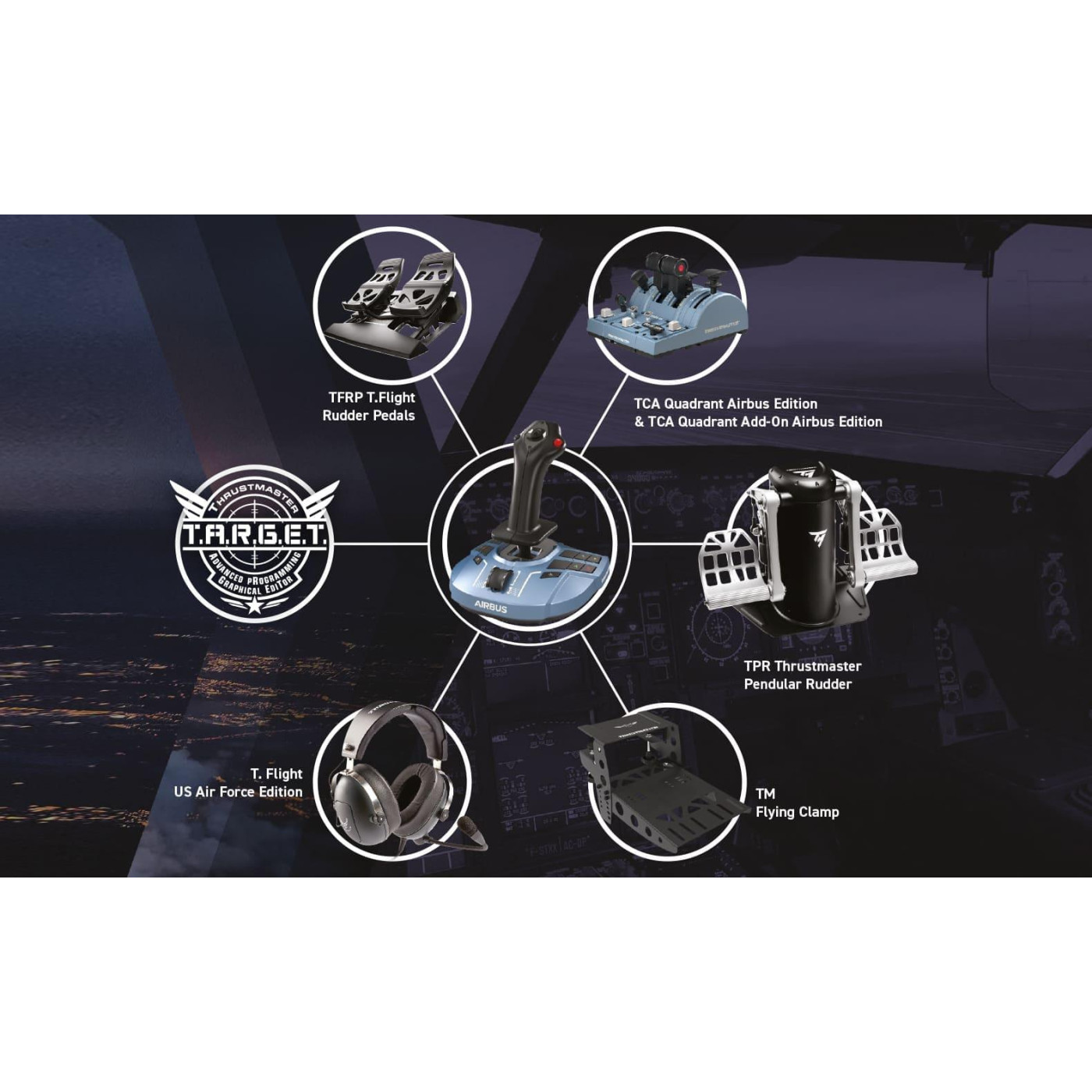 Джойстик ThrustMaster TCA Sidesttick Airbus PC/XBOX (4460219)