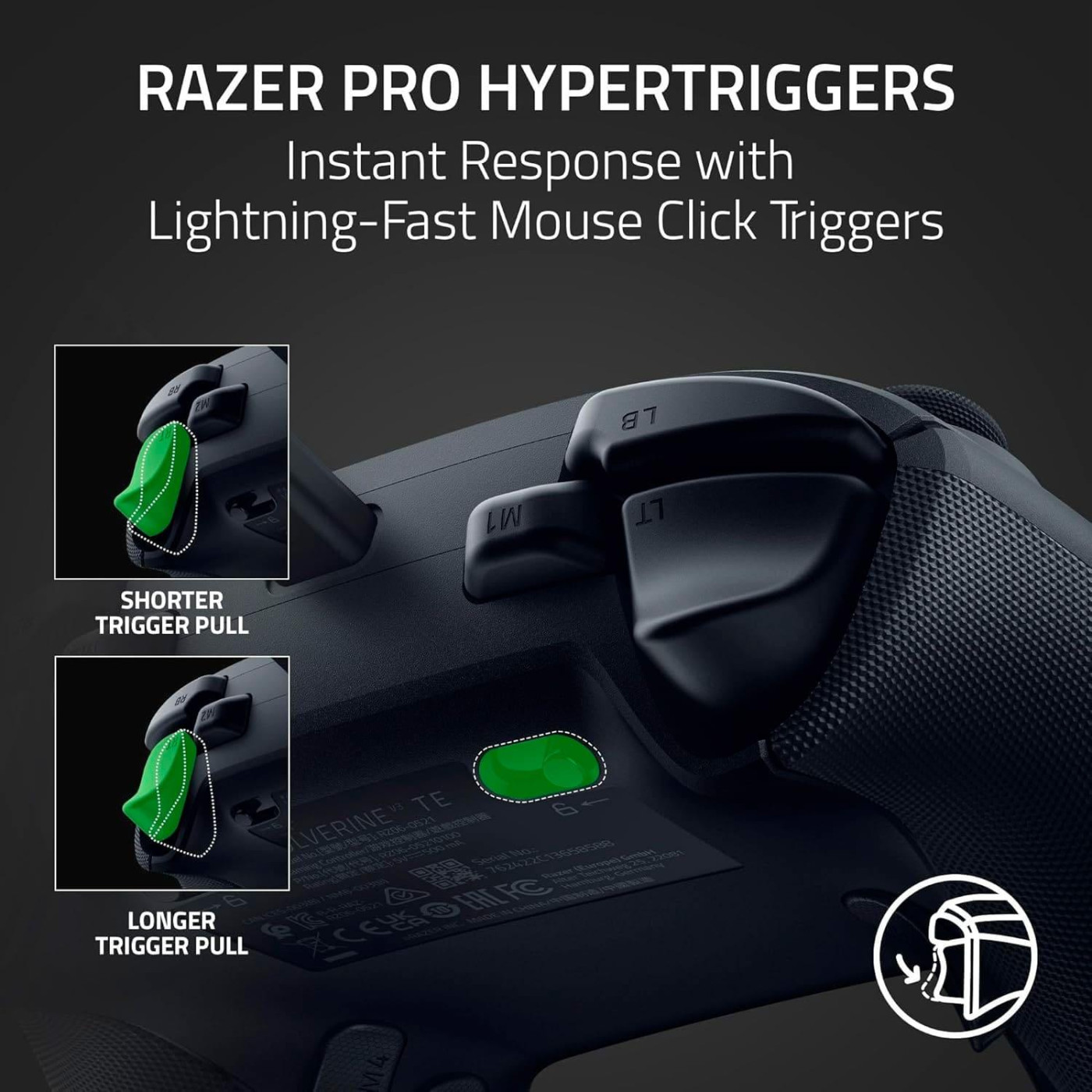 Геймпад Razer Wolverine V3 TE Black (RZ06-05210100-R3M1)