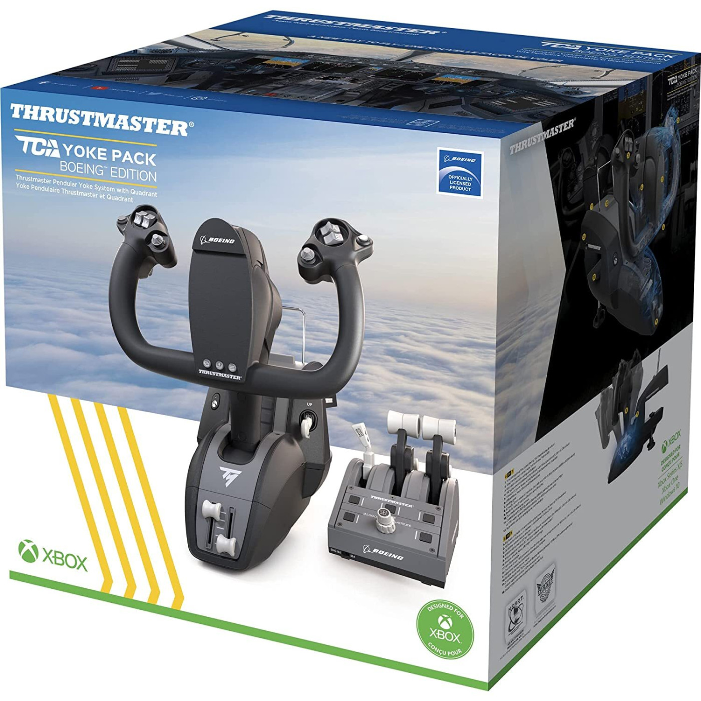 Джойстик з важелем керування двигуном Thrustmaster TCA Yoke Boeing Edition (4460210)