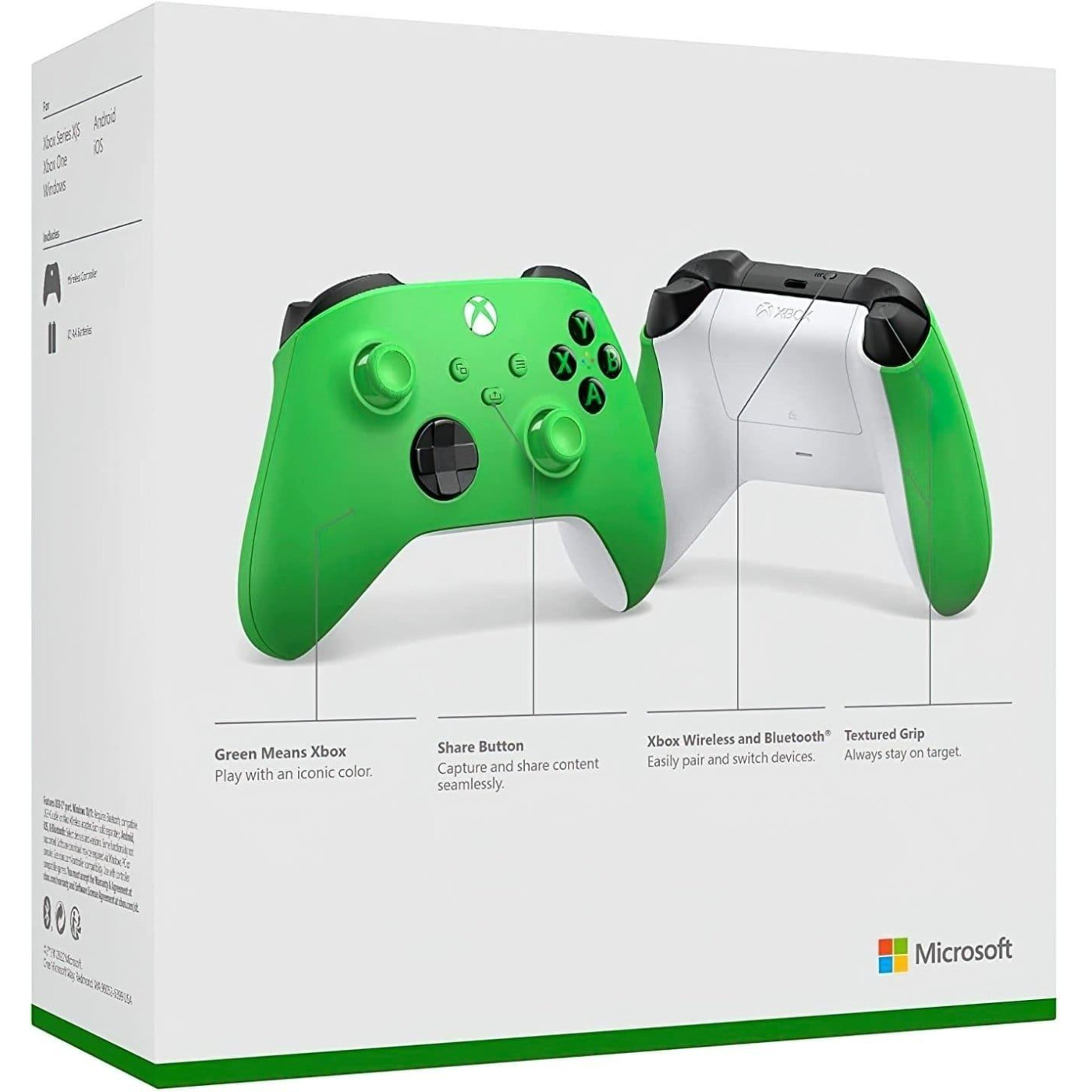 Геймпад Xbox бездротовий, зелений