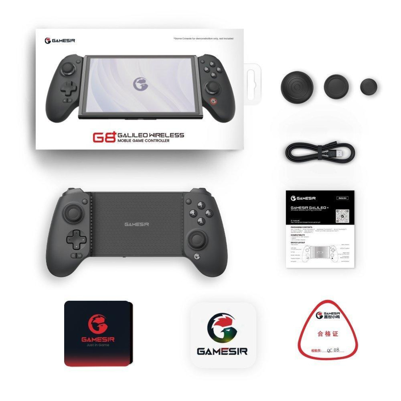 Геймпад GameSir G8 Plus Black (G-000003796)