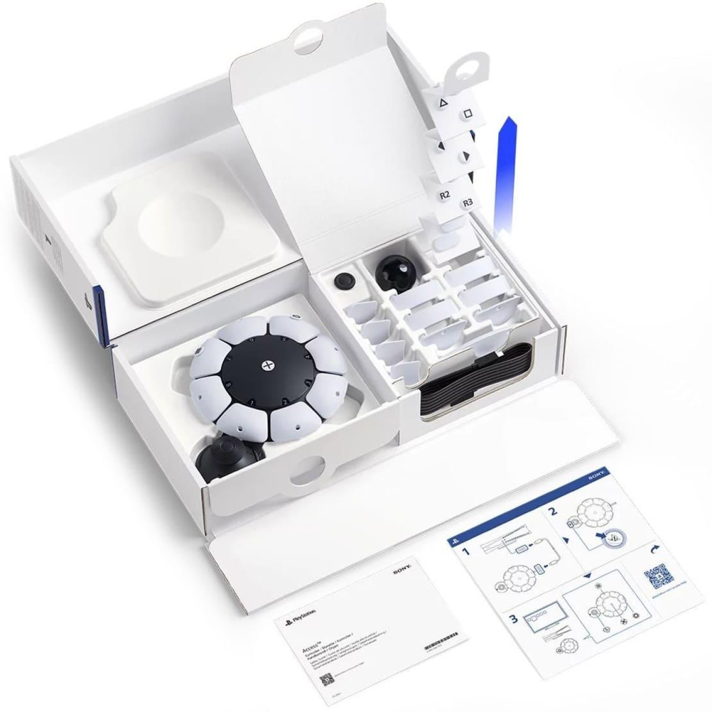 Геймпад Sony Access Controller BT For PS5 White (1000038412)