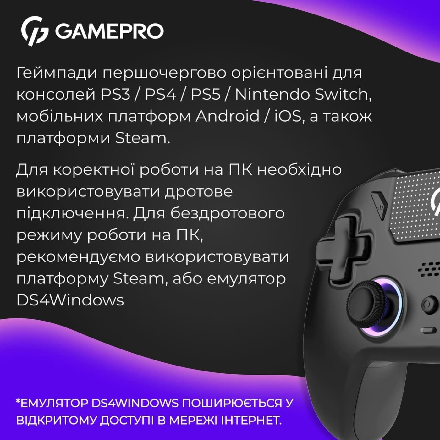 Геймпад GamePro GPS20BDOC (GPS20BDOC)