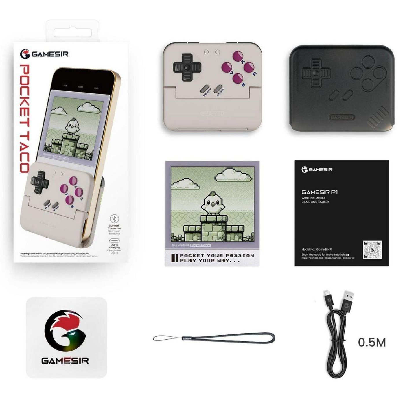 Геймпад GameSir P1 Pocket Taco (G-000004376)