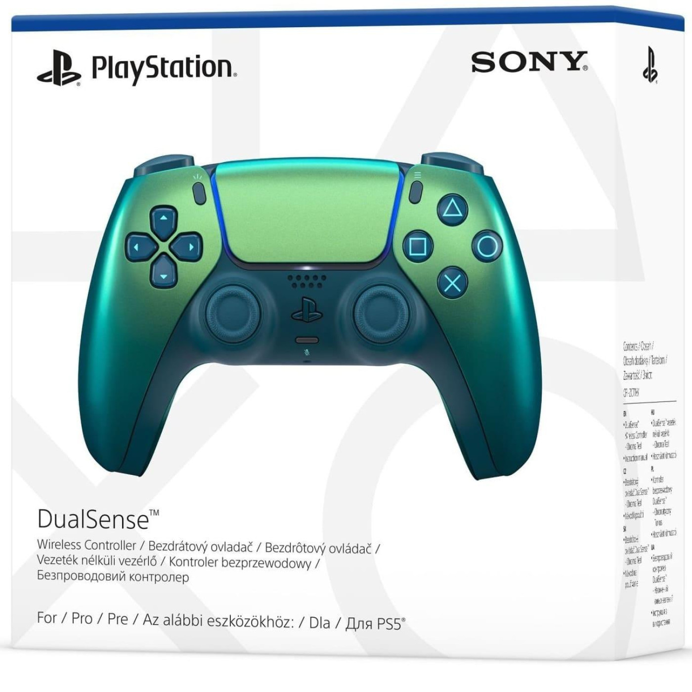 Геймпад Sony DualSense for PS5 Chrome Teal (1000050603)