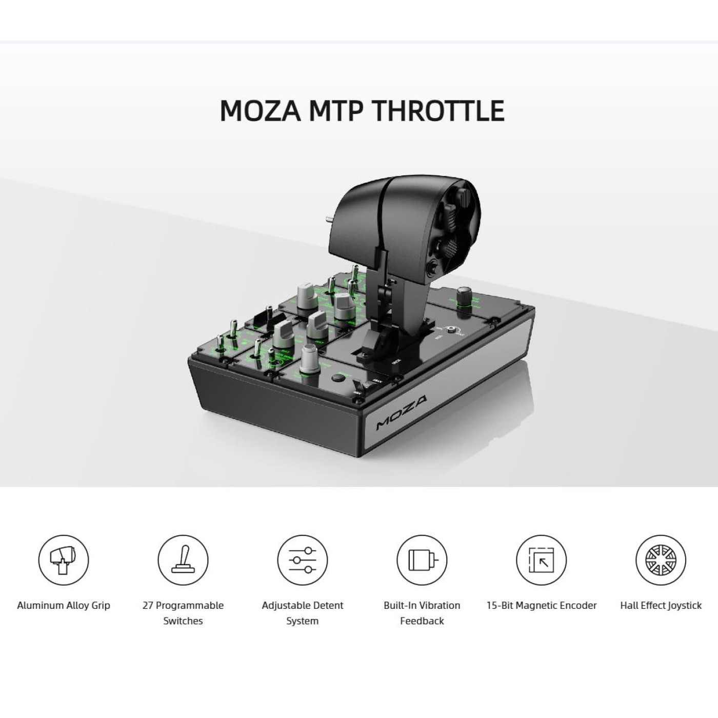 Панель управления мощностью двигателей MOZA MTP