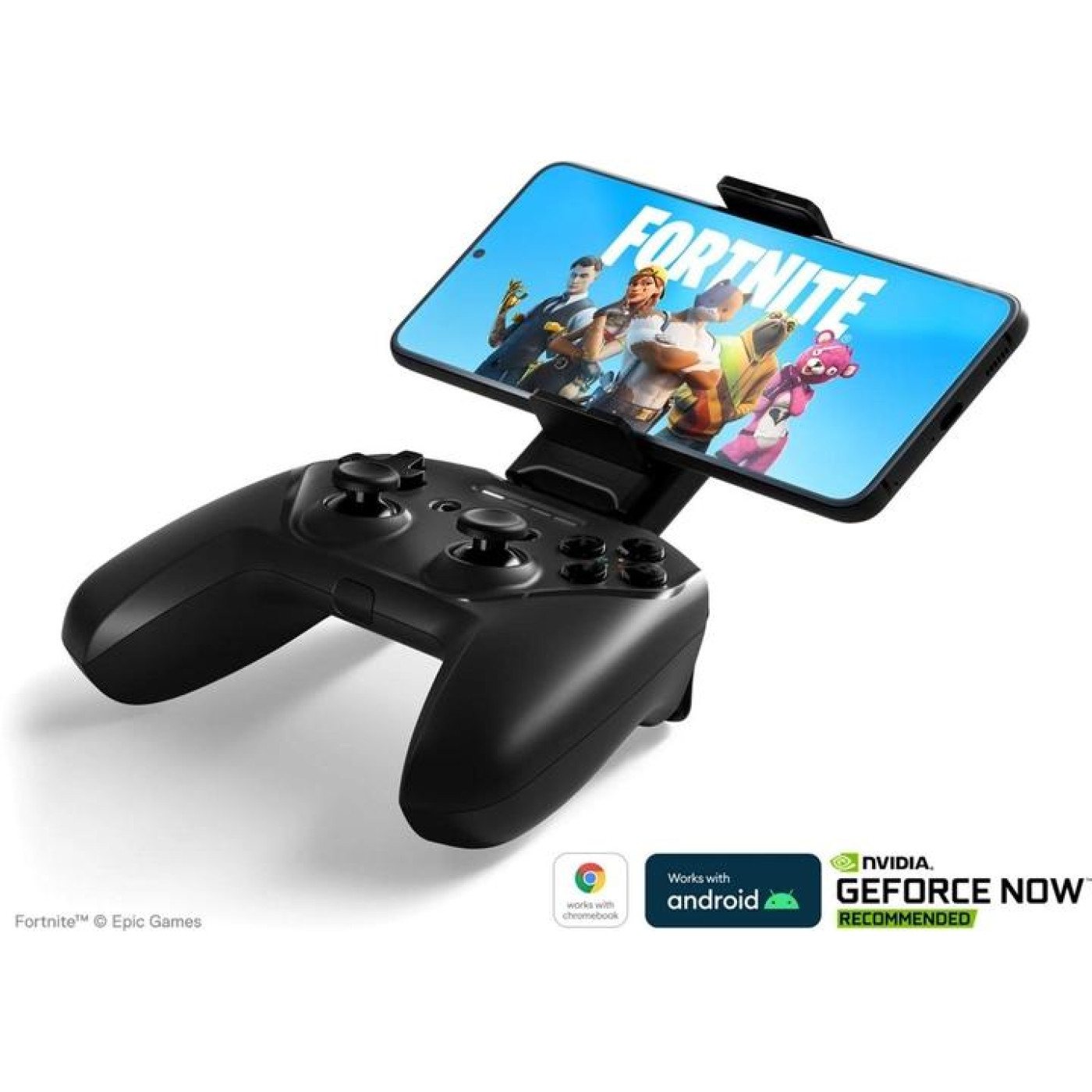 Геймпад SteelSeries Stratus+ для Windows/Android/Chromebook Black (69076)