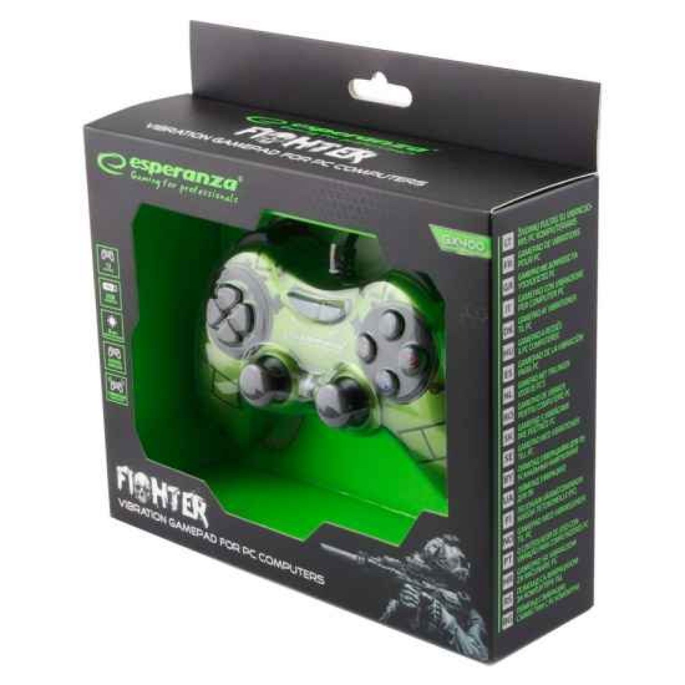 Геймпад Esperanza Fighter PC Green (EGG105G)
