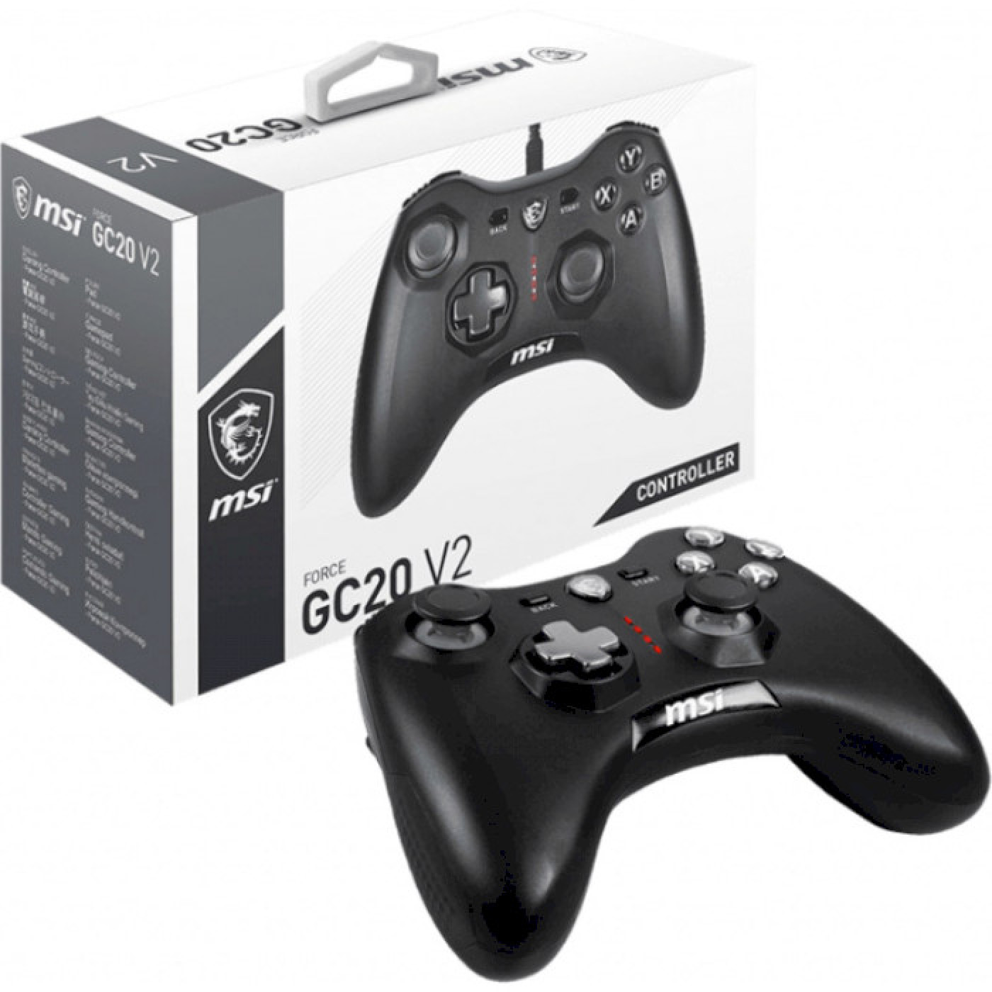 Геймпад MSI Force GC20 V2 Black (S10-04G0050-EC4)