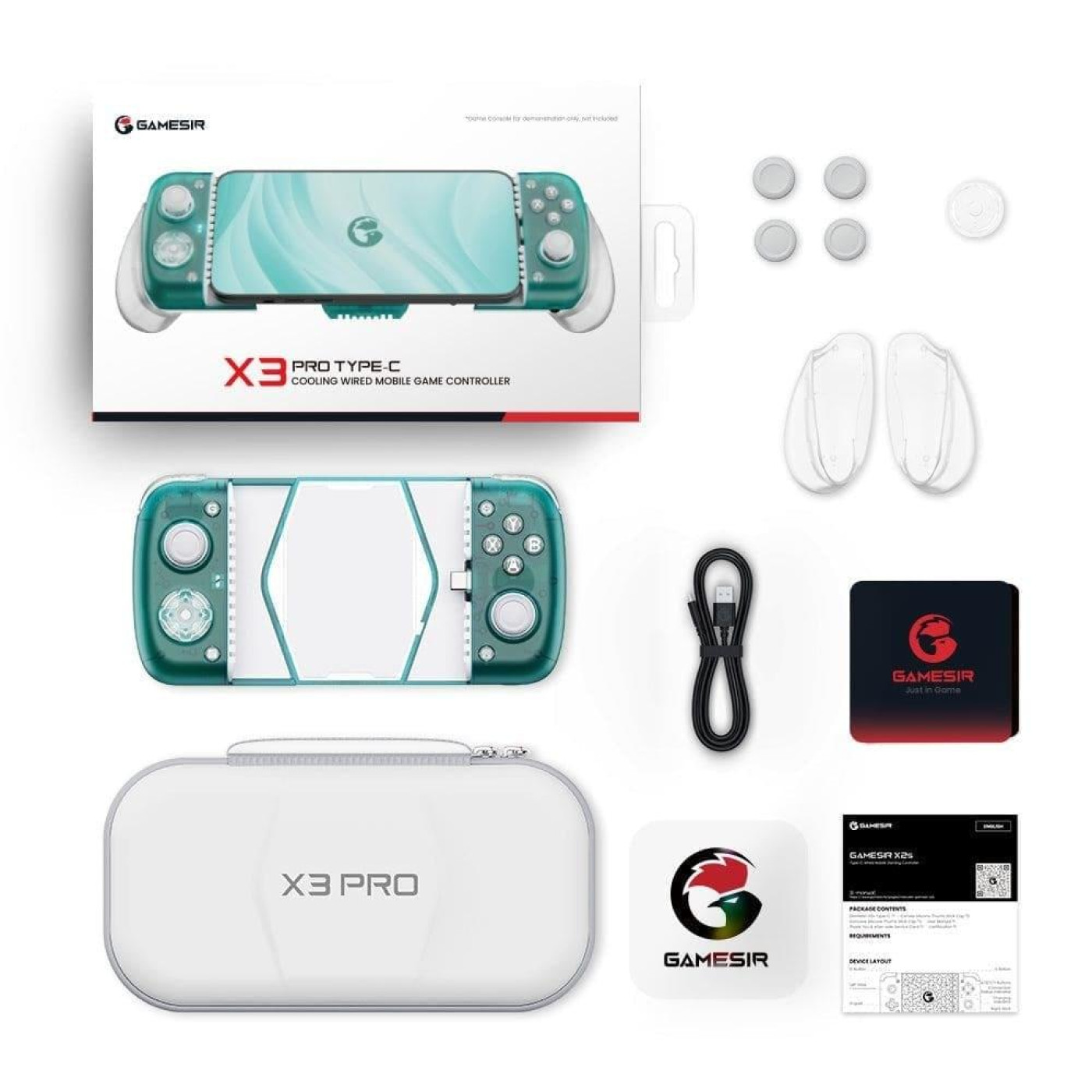 Геймпад GameSir X3 Pro Green (G-000004531)