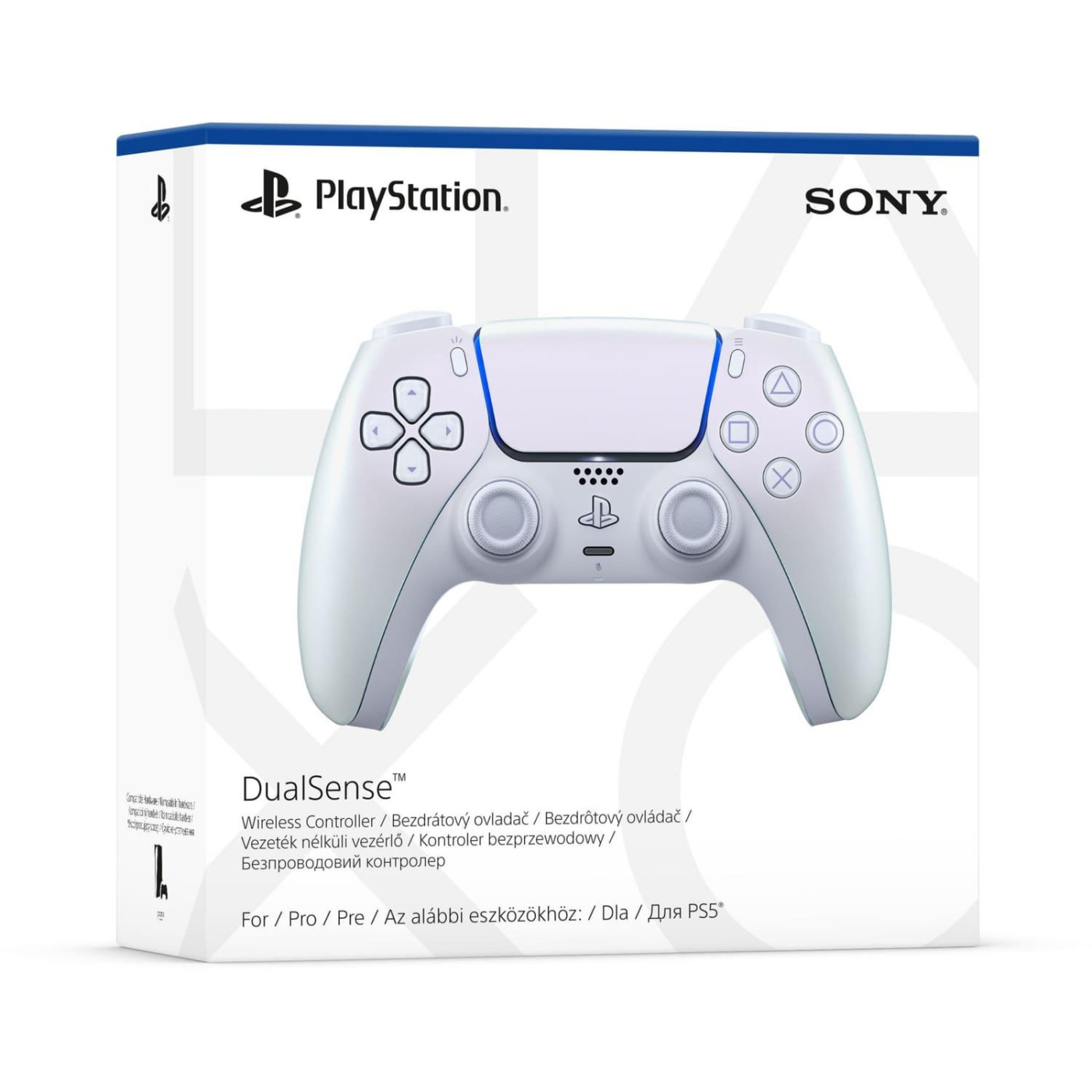 Геймпад Sony DualSense for PS5 Chrome Pearl (1000050600) U1