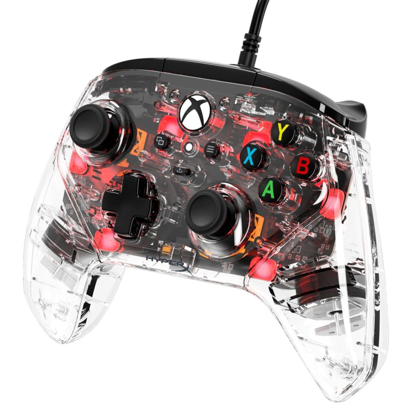 Геймпад HyperX Clutch Gladiate RGB for PC/Xbox Clear (7D6H2AA)