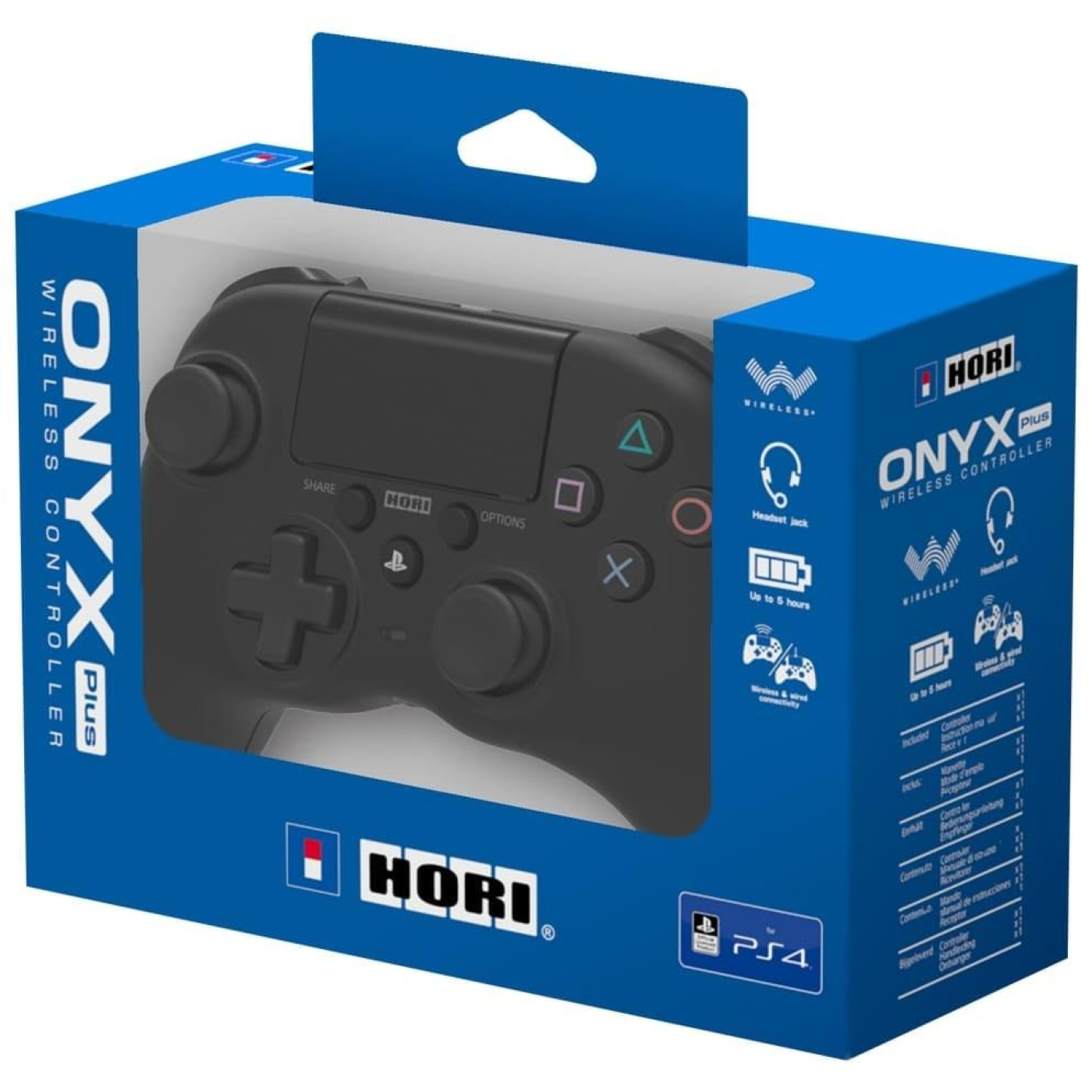 Геймпад Hori Onyx+ PS4/PC Black (ACC-0792)