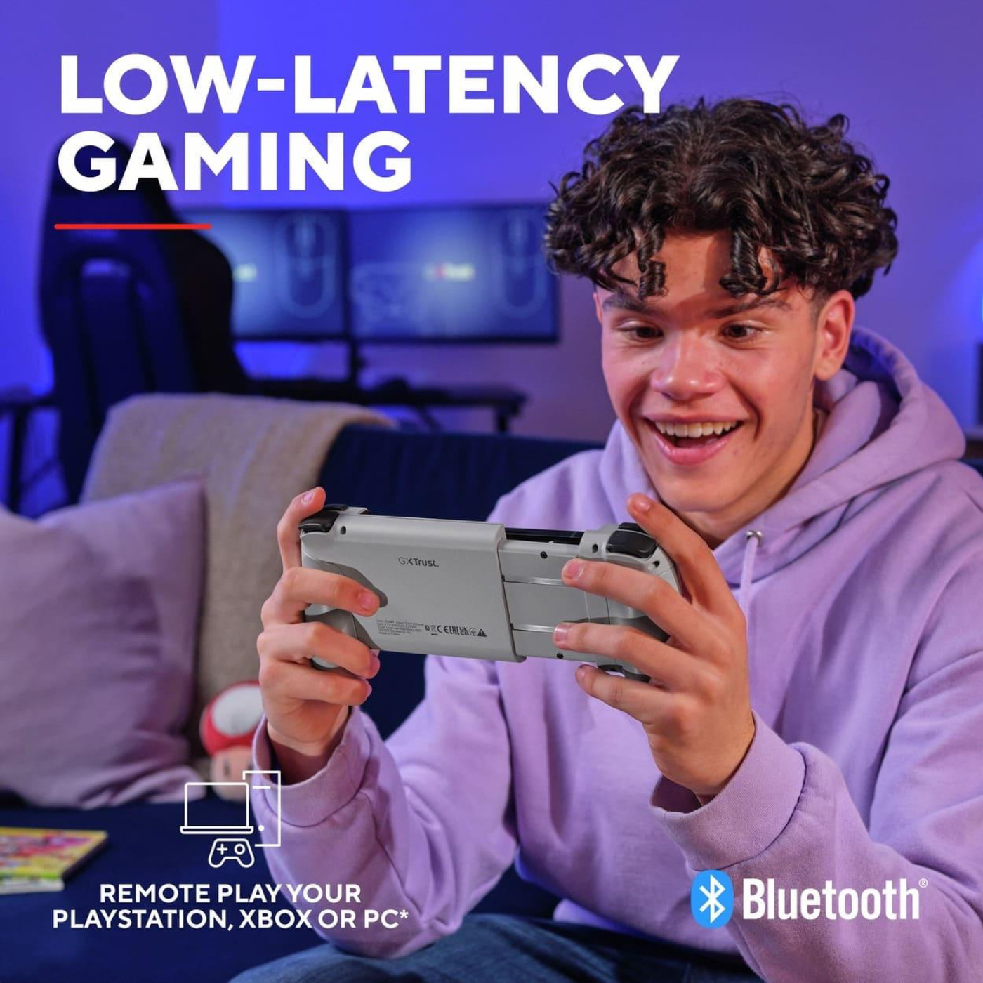 Геймпад Trust GXT 735G Mylox Wireless mobile Gaming Controller BT Grey (25649_TRUST)