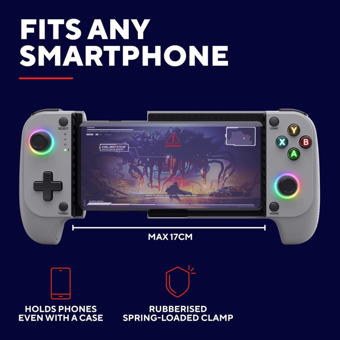 Геймпад Trust GXT 735G Mylox Wireless mobile Gaming Controller BT Grey (25649_TRUST)