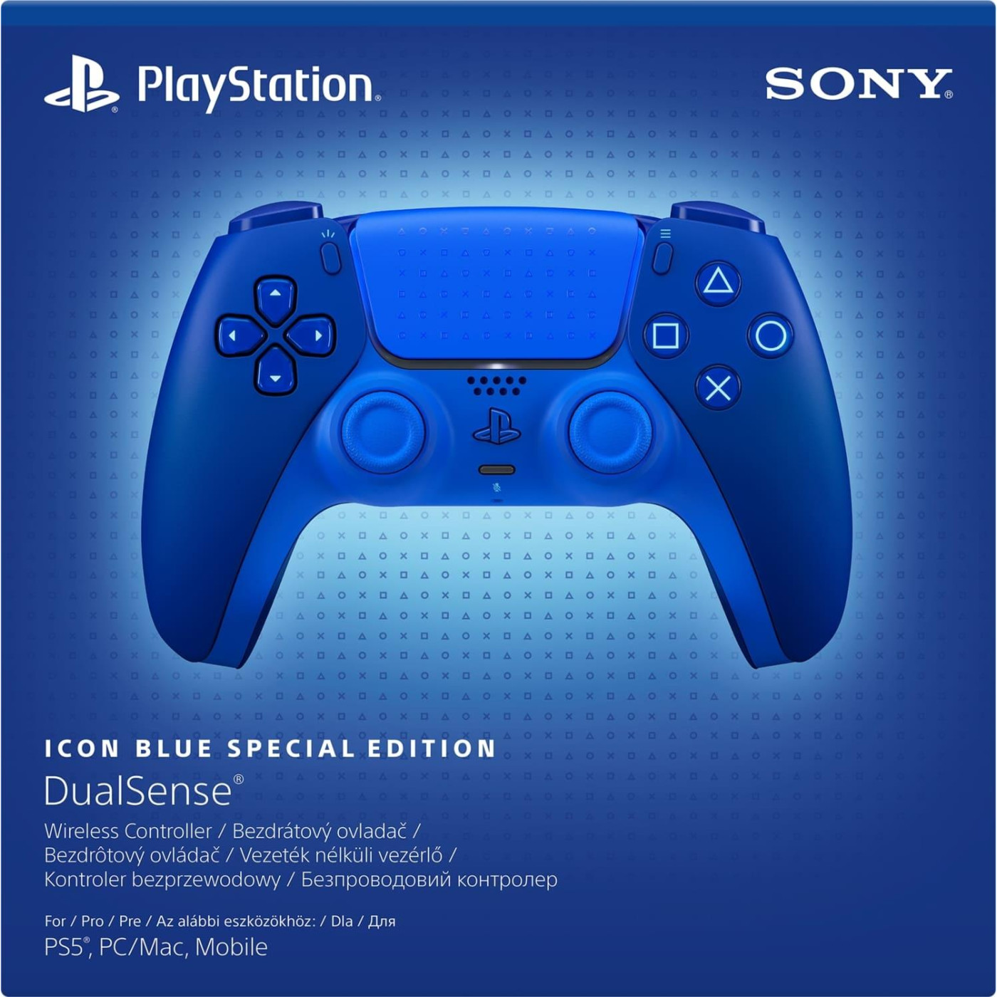 Геймпад PlayStation Sony DualSense for PS5 (Icon Blue Limited Edition) (1000053187)