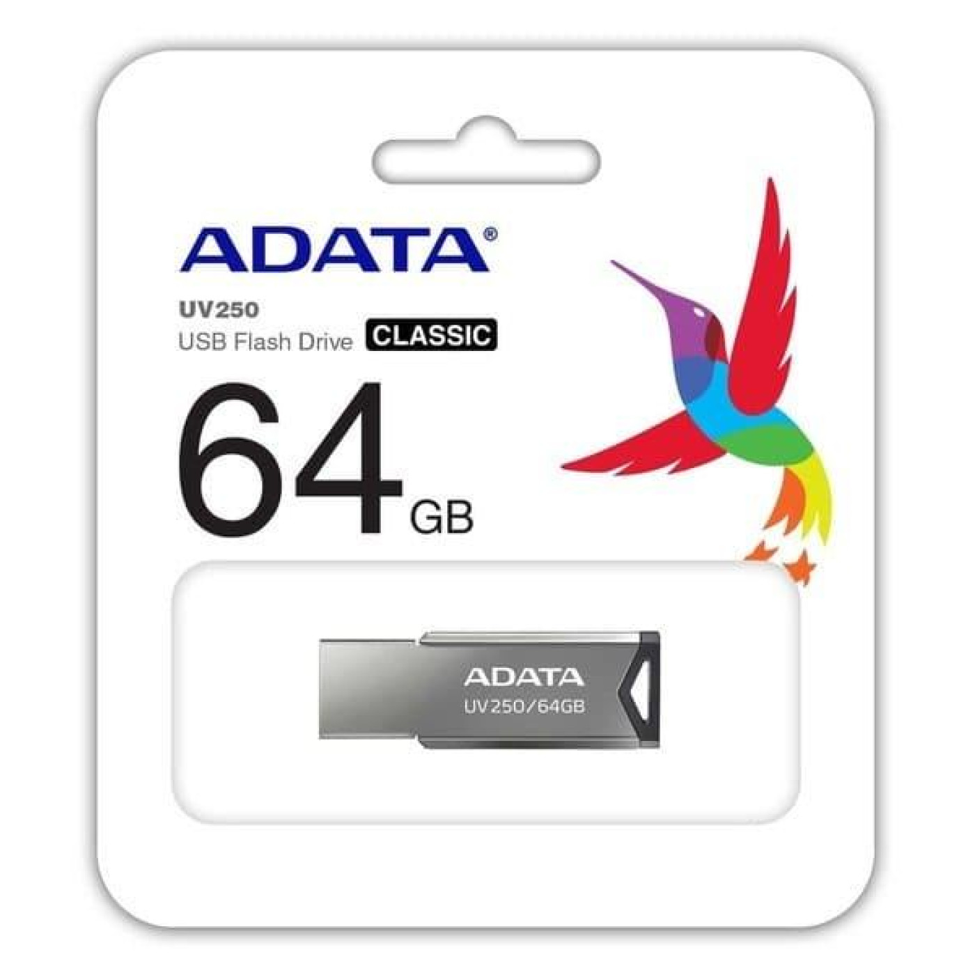 Флеш-накопичувач Adata Flash 64Gb USB 2.0 AUV 250 Black (AUV250-64G-RBK)