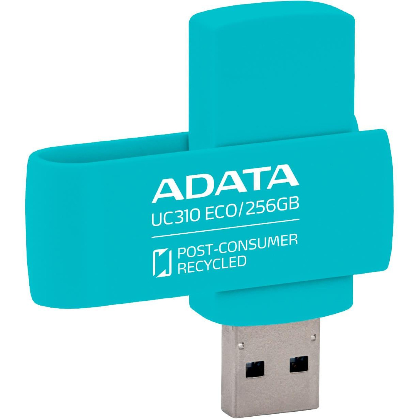 Флеш-накопичувач Adata Flash 256Gb USB 3.2 UC310 Eco Green (UC310E-256G-RGN)